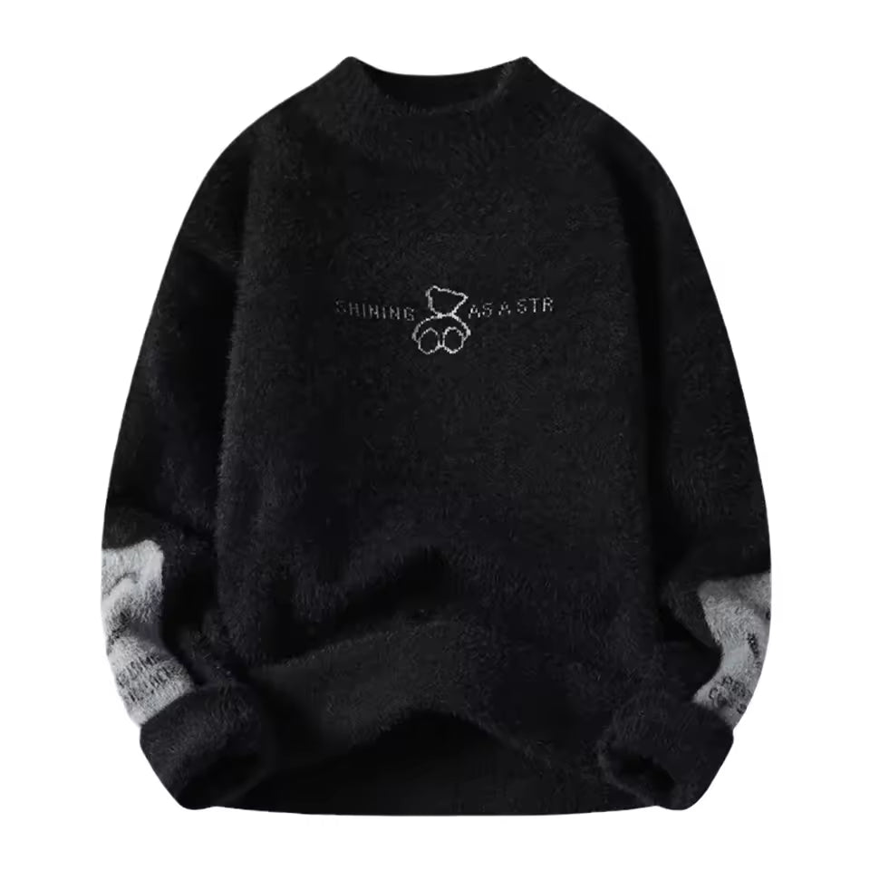 Men’s “Vision Madlie” Striped Knit Sweater — Modern Streetwear Comfort